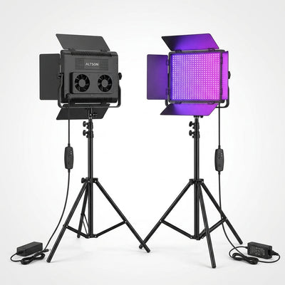 50W Bi-Color RGB Photography Lighting Kit