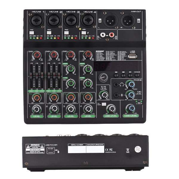 6-Channel Audio Mixer with 256 DSP Effects