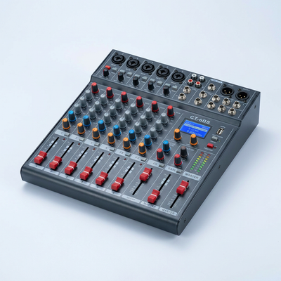 Professional 6-Channel DJ Audio Mixer