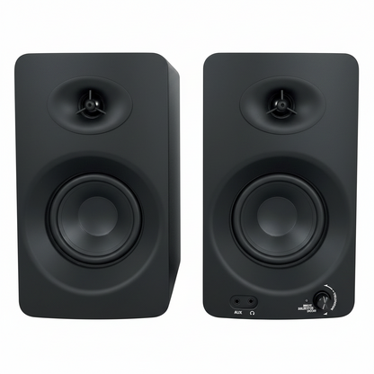 ASM4 Powered Studio Monitor Speakers, Pair